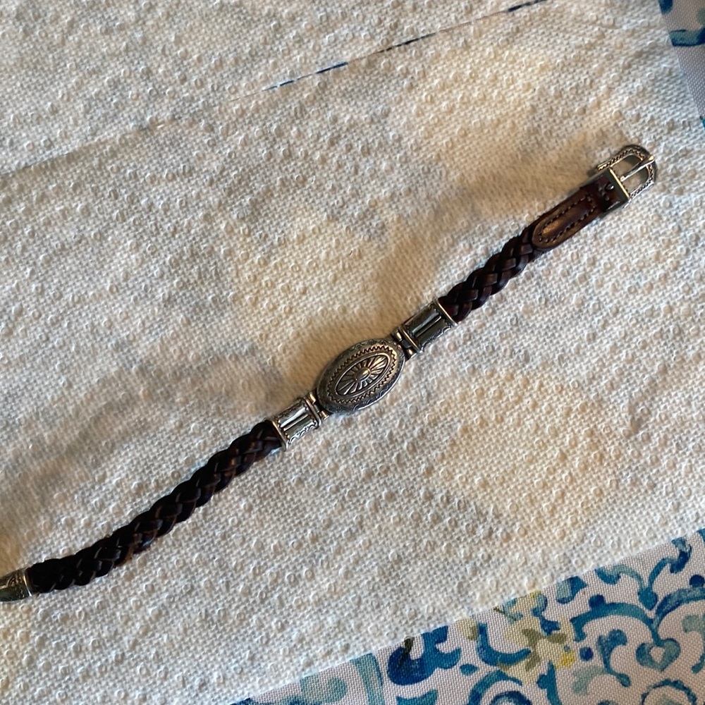 Brighton leather bracelet.  Been worn but still in fine condition.